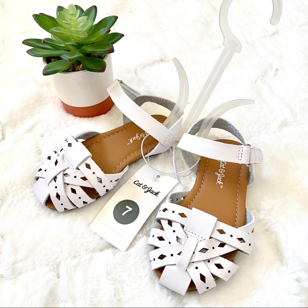 Cat & Jack White Sandal